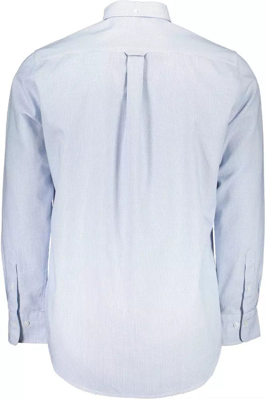 Light Blue Cotton Men Shirt
