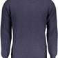 Blue Wool Men Sweater