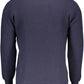 Blue Wool Men Sweater