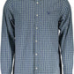 Green Cotton Men Shirt