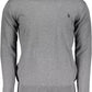 Gray Cotton Men Sweater