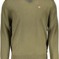 Green Wool Men Shirt