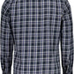 Blue Cotton Men Shirt