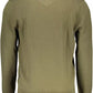 Green Wool Men Shirt
