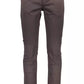 Brown Cotton Men Jeans