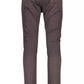 Brown Cotton Men Jeans
