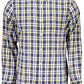 Blue Cotton Men Shirt