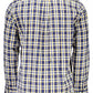 Blue Cotton Men Shirt