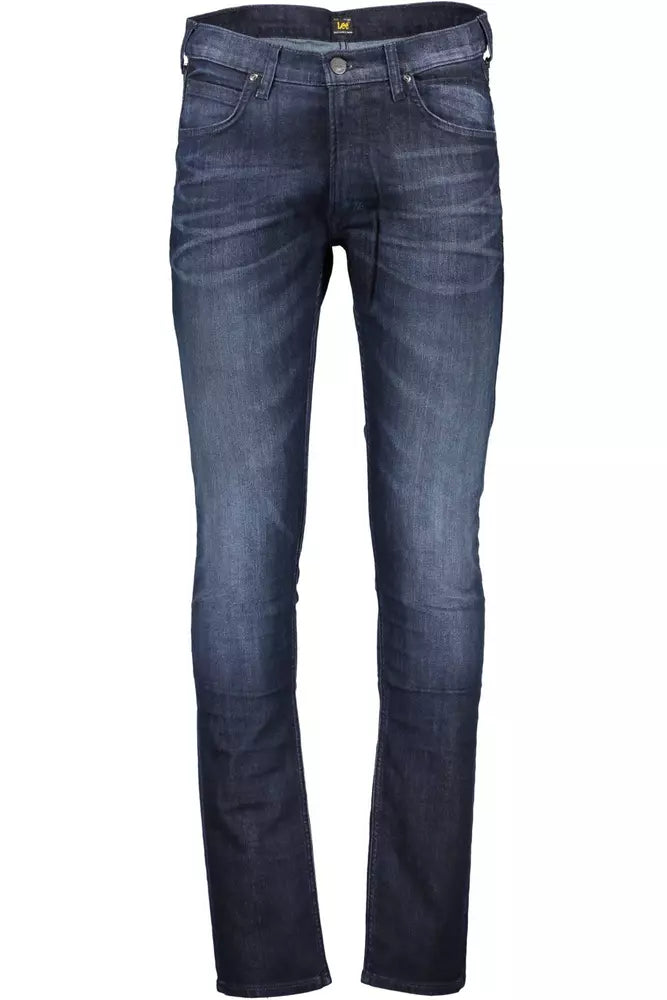 Blue Cotton Men Jeans