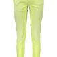 Yellow Cotton Women Jean