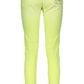 Yellow Cotton Women Jean