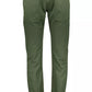 Green Cotton Men Pant