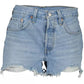 Light Blue Cotton Women Jeans