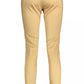 Beige Cotton Women Pant