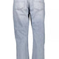 Light Blue Cotton Women Jeans