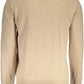 Beige Wool Men Sweater