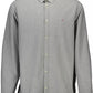 Gray Cotton Men Shirt