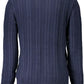 Blue Cotton Men Shirt