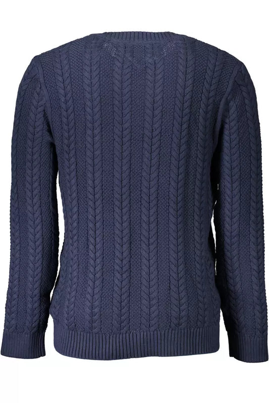 Blue Cotton Men Shirt