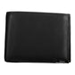 Sleek Black Leather Wallet with RFID Blocker