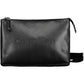 Black Polyester Men Shoulder Bag