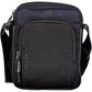 Blue Polyamide Men Shoulder Bag