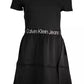 Black Polyester Women Dress