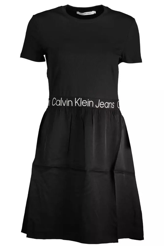 Black Polyester Women Dress