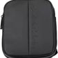 Black Polyester Men Shoulder Bag