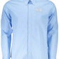 Light Blue Cotton Men Shirt