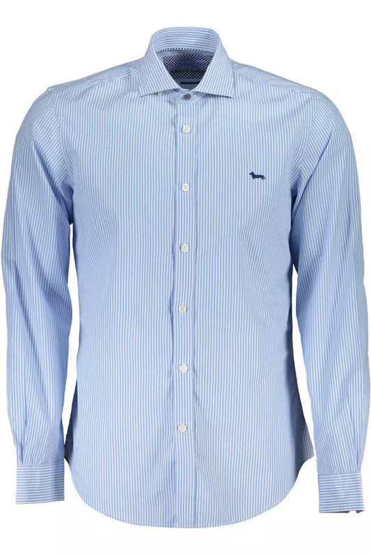 Light Blue Cotton Men Shirt