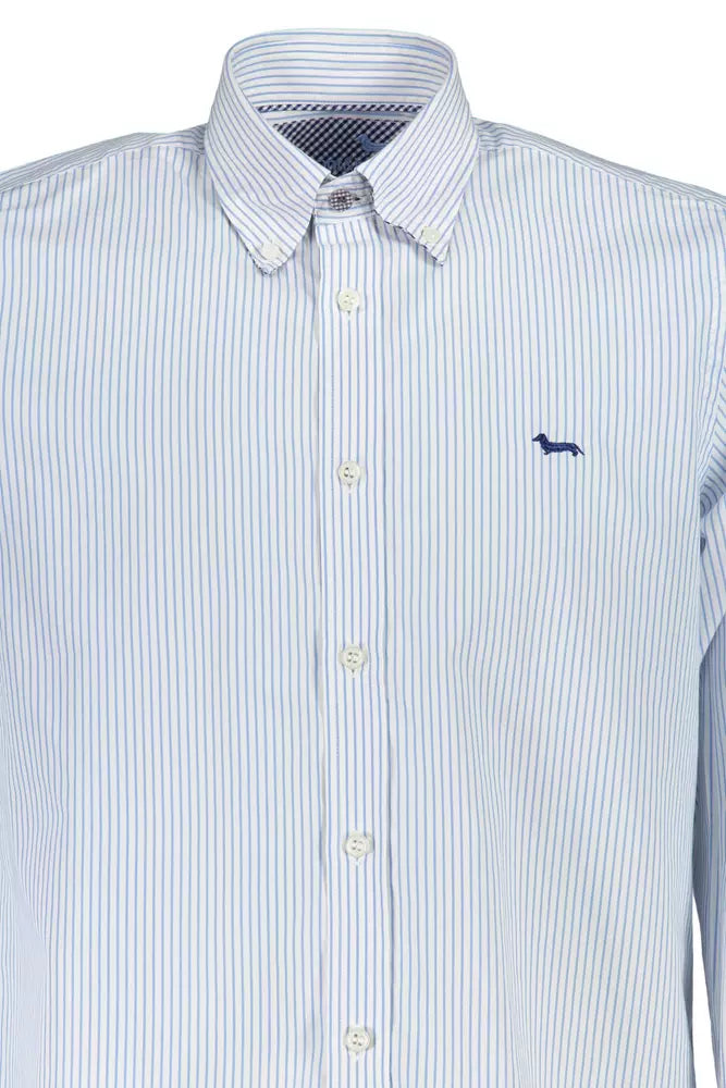 White Cotton Men Shirt