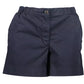 Blue Cotton Women Short