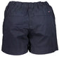 Blue Cotton Women Short