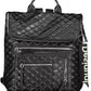 Black Polyethylene Women Backpack