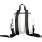 White Polyethylene Women Backpack