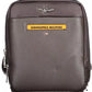 Brown Polyester Men Shoulder Bag