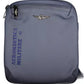 Blue Polyester Men Shoulder Bag