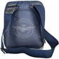 Blue Polyester Men Shoulder Bag