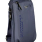 Blue Polyester Men Shoulder Bag