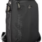 Black Polyester Men Shoulder Bag
