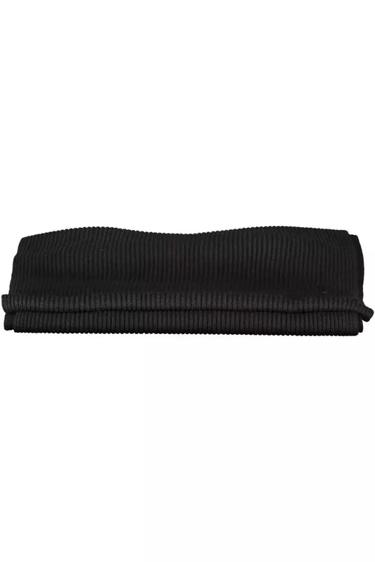 Black Cotton Women Scarf