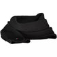 Black Cotton Men Scarf Set