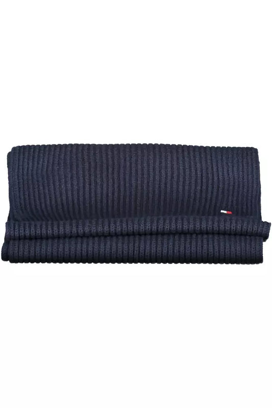 Blue Cotton Men Scarf