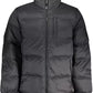 Black Polyester Men Jacket
