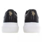 Black Polyester Women Sneaker