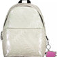 White Polyethylene Women Backpack