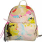 White Polyester Women Backpack