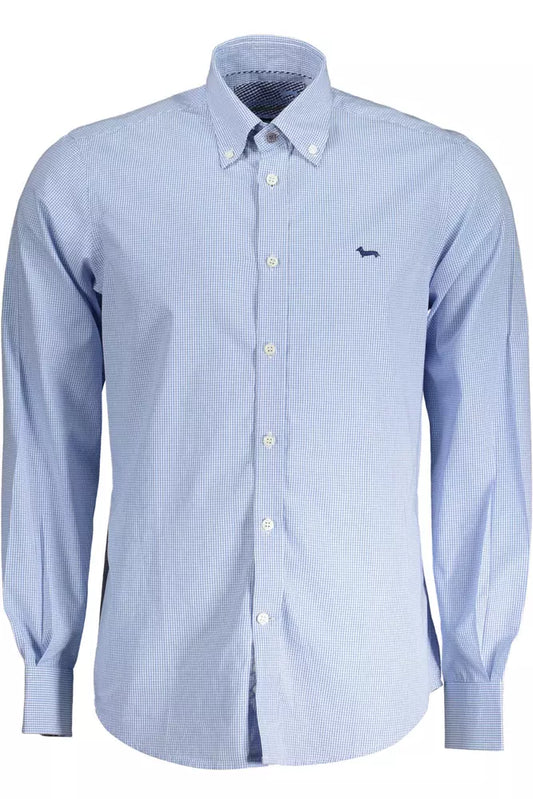 Light Blue Cotton Men Shirt