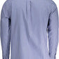 Blue Cotton Men Shirt